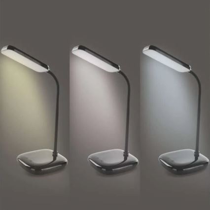 LED Zatemnitvena fleksibilna namizna svetilka LED/12W/230V 3000K/4000K/6500K črna