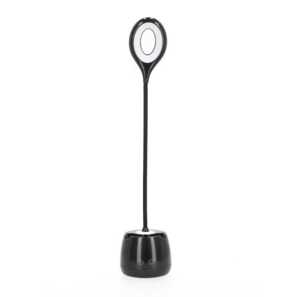 LED Zatemnitvena fleksibilna polnilna namizna svetilka LUSIA LED/5W/5V 3000/4000K 1200 mAh črna