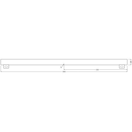 LED Zatemnitvena fluorescentna cev S14s/9,9W/230V 2700K 100 cm CRI 90 - Osram