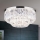 LED Zatemnitvena kristalna stropna svetilka PRISM LED/80W/230V pr. 55 cm sijajni krom