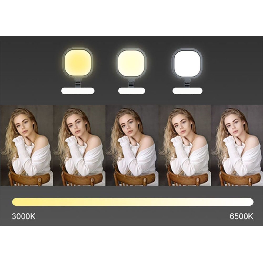 LED Zatemnitvena na dotik fleksibilna namizna svetilka POINTIQ LED/15W/230V 3000-6500K CRI 96 črna