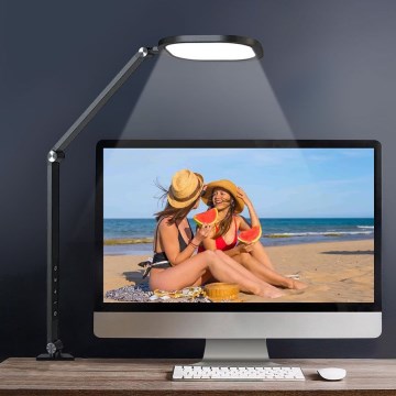 LED Zatemnitvena na dotik fleksibilna namizna svetilka POINTIQ LED/15W/230V 3000-6500K CRI 96 črna