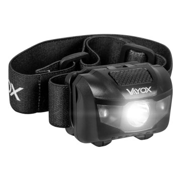 LED Zatemnitvena naglavna svetilka 3xLED/3xAAA IPX4 100 sijajni
