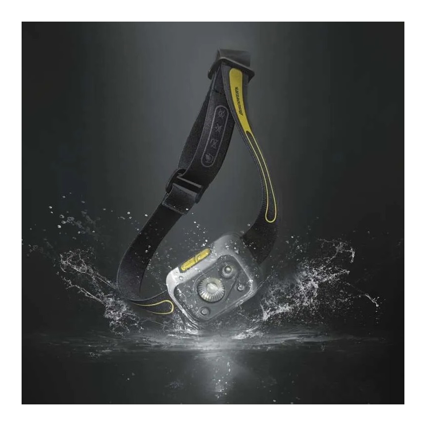 LED zatemnitvena naglavna svetilka s senzorjem GP DISCOVERY CHW54 LED/3xAAA IPX5