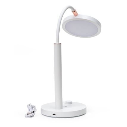 LED Zatemnitvena namizna svetilka AURA LED/10W/230V 3700/4200K CRI 97 bela