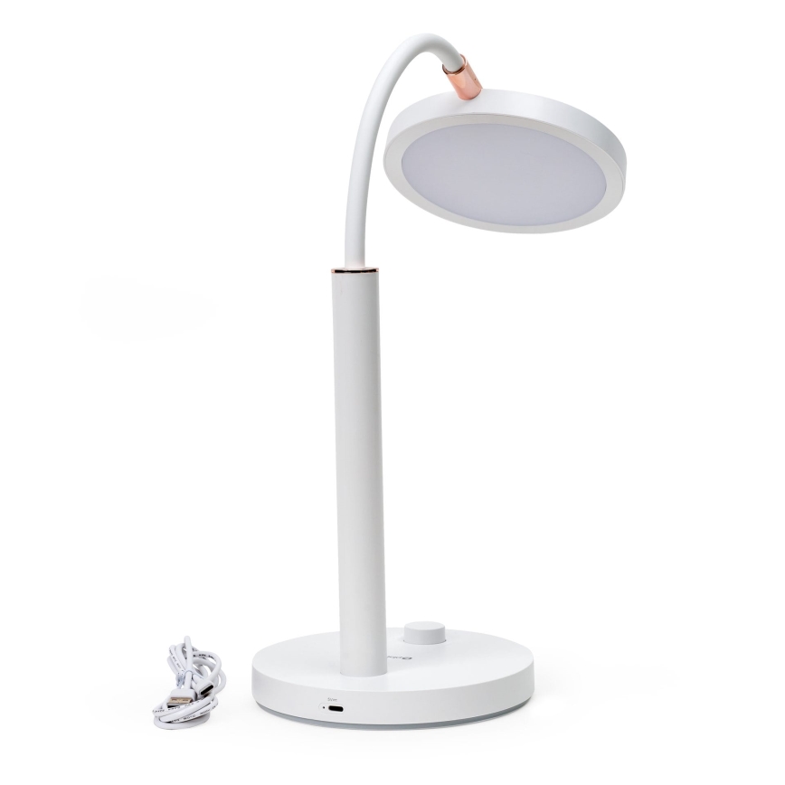 LED Zatemnitvena namizna svetilka AURA LED/10W/230V 3700/4200K CRI 97 bela