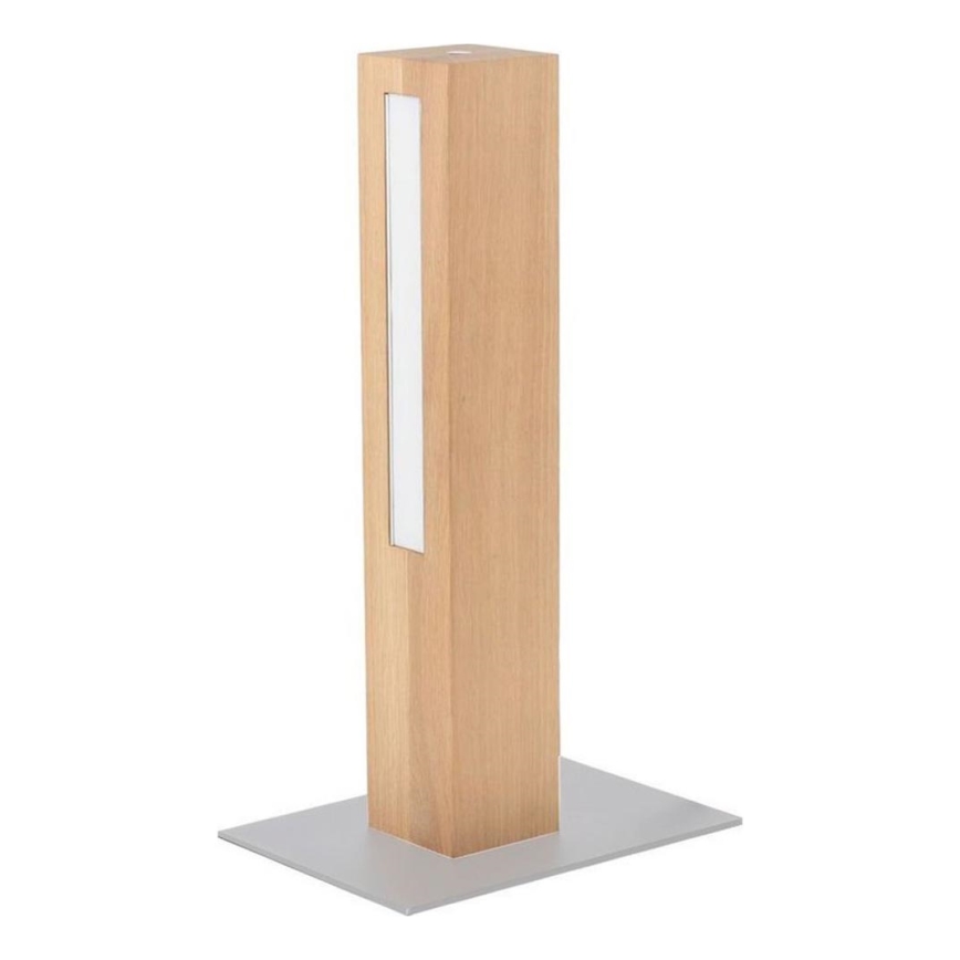 LED Zatemnitvena namizna svetilka LEON LED/9W/230V hrast