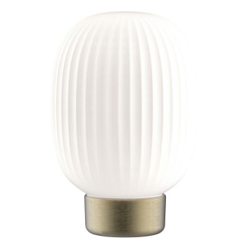 LED Zatemnitvena namizna svetilka na dotik LATTE LED/1,8W/5V USB 2000 mAh zlata/bela