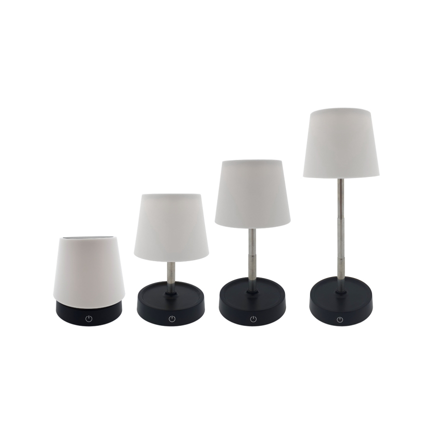 LED Zatemnitvena namizna svetilka na dotik LED/3W/5V USB 800 mAh bela