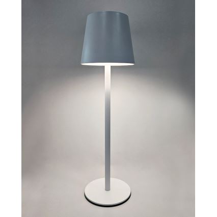 LED Zatemnitvena namizna svetilka na dotik LED/5W/5V USB 1200 mAh bela
