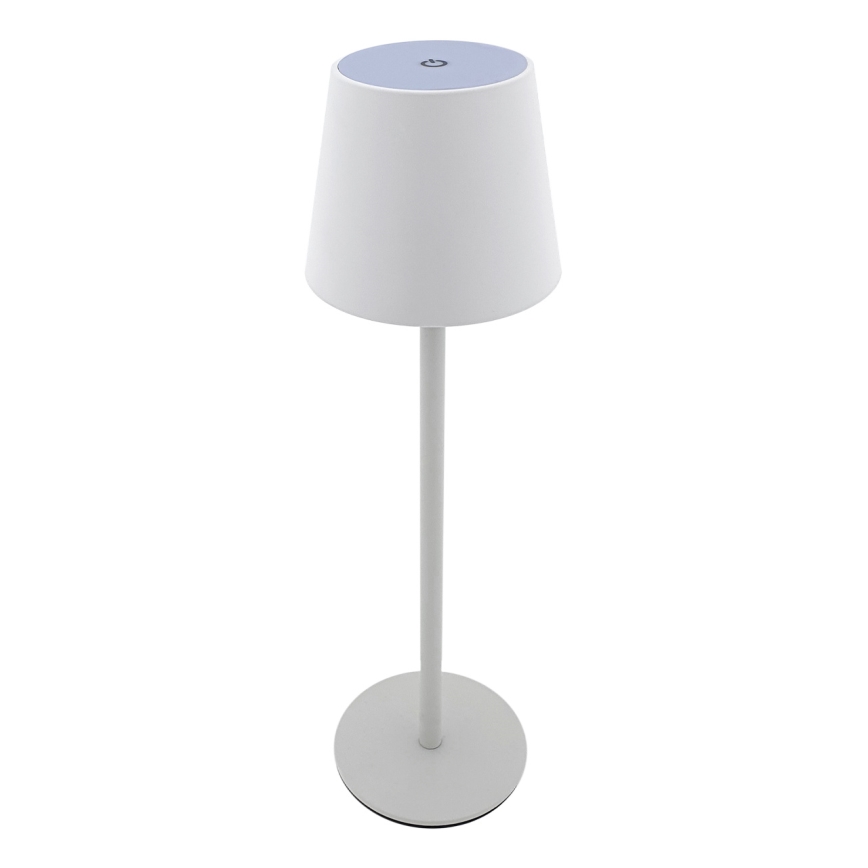 LED Zatemnitvena namizna svetilka na dotik LED/5W/5V USB 1200 mAh bela