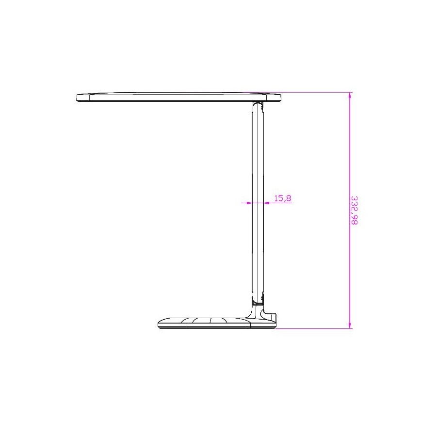 LED Zatemnitvena namizna svetilka na dotik NAOMI LED/5W/230V 3000-6500K
