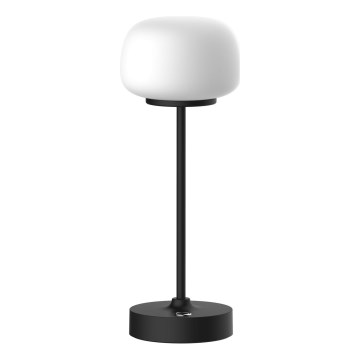 LED Zatemnitvena namizna svetilka na dotik RIMINI LED/2W/5V USB 2000 mAh črna/bela