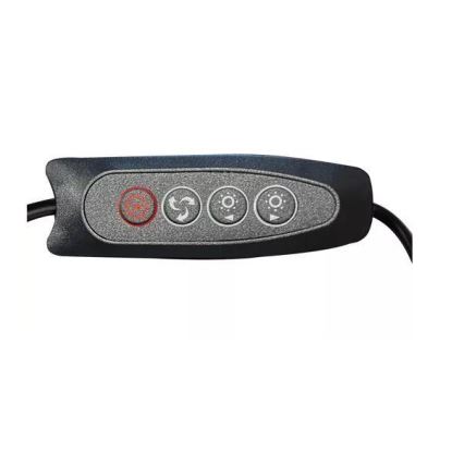LED Zatemnitvena namizna svetilka s povečevalnim steklom LED/6W/5V 3000K/4000K/6000K črna