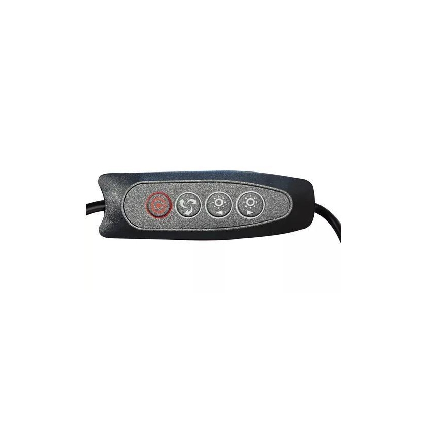 LED Zatemnitvena namizna svetilka s povečevalnim steklom LED/6W/5V 3000K/4000K/6000K črna