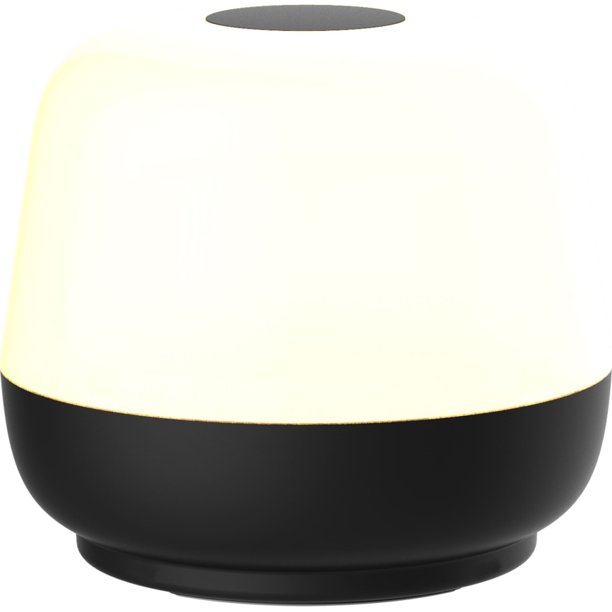 LED Zatemnitvena zunanja namizna svetilka na dotik SAMBA LED/1,2W/5V USB 1200 mAh IP44 črna