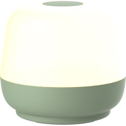 LED Zatemnitvena zunanja namizna svetilka na dotik SAMBA LED/1,2W/5V USB 1200 mAh IP44 zelena