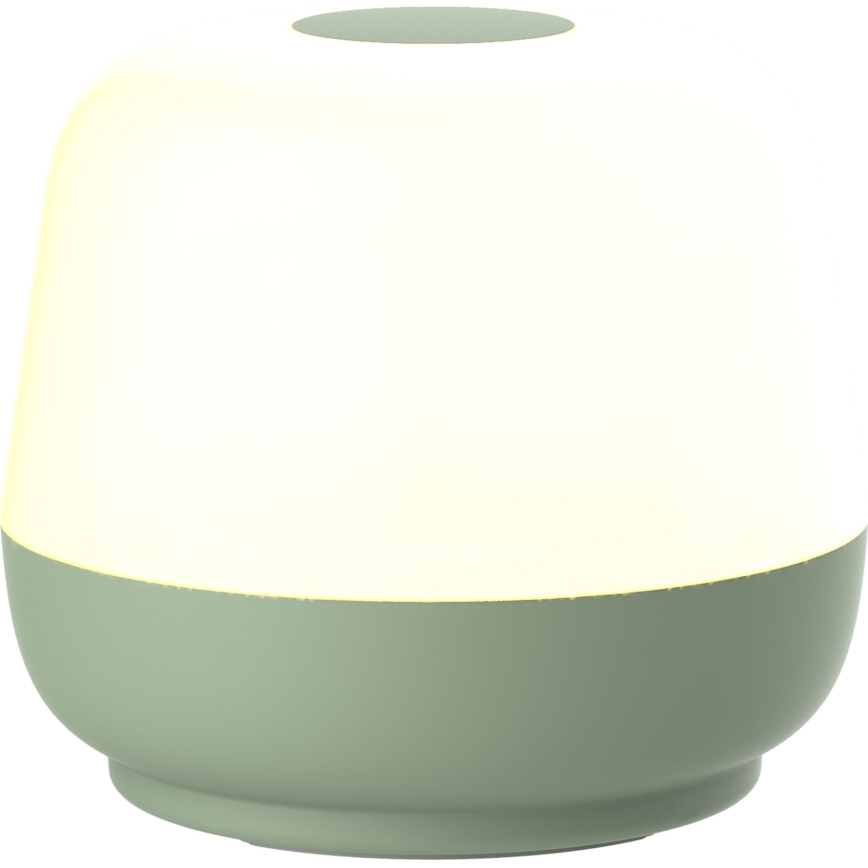 LED Zatemnitvena zunanja namizna svetilka na dotik SAMBA LED/1,2W/5V USB 1200 mAh IP44 zelena