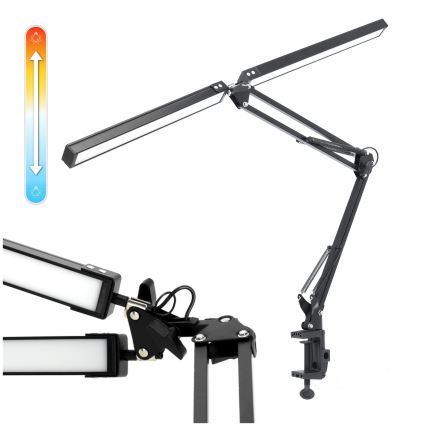 LED Zatemnitvena namizna svetilka TENUIX DUO 2xLED/14W/230V 3000-6000K