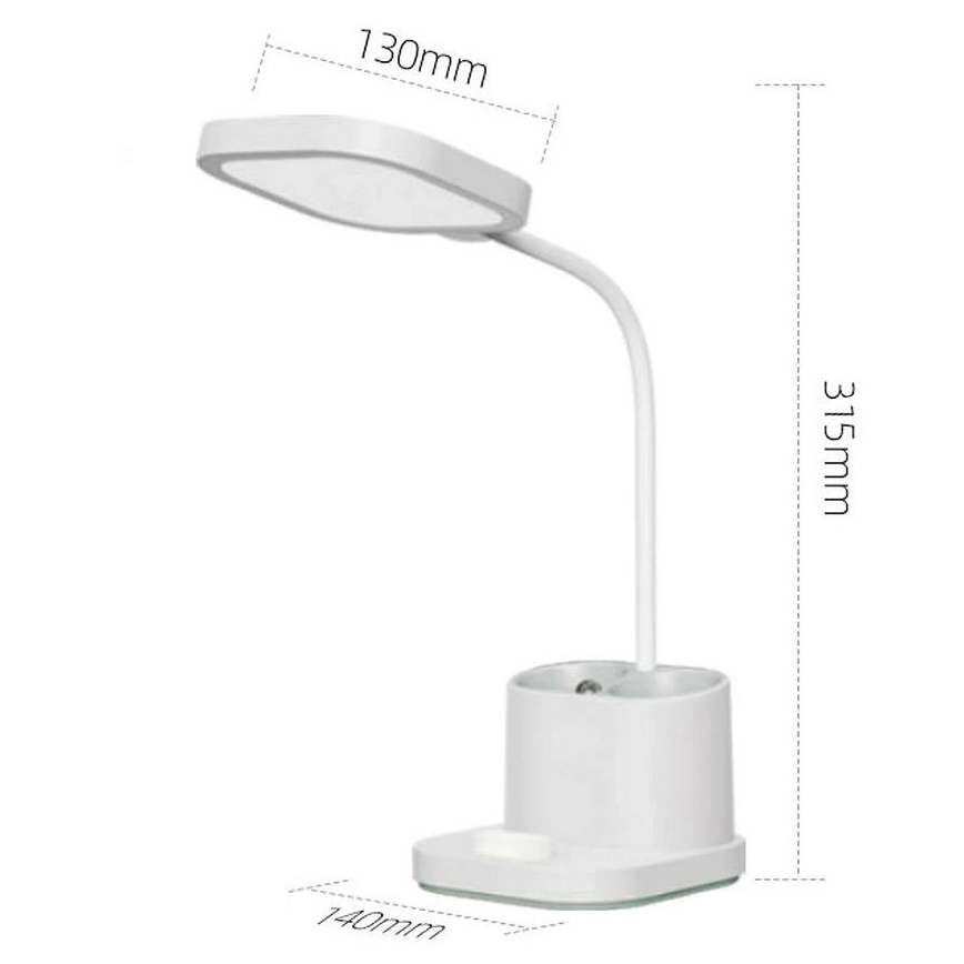 LED Zatemnitvena namizna svetilka z nosilcem in power bankom LED/5W/5V 2400mAh