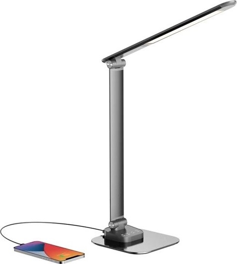 LED Zatemnitvena namizna svetilka z USB LED/7,5W/230V 3000K/4000K/5500K antracit