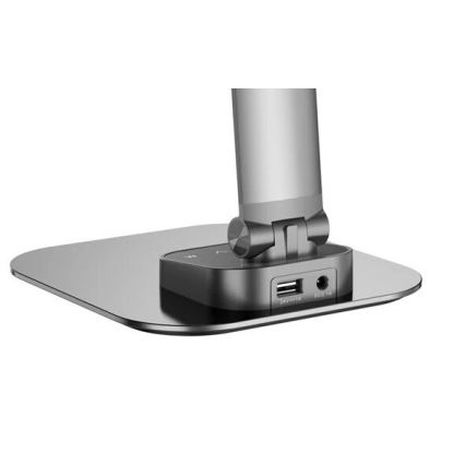 LED Zatemnitvena namizna svetilka z USB LED/7,5W/230V 3000K/4000K/5500K antracit