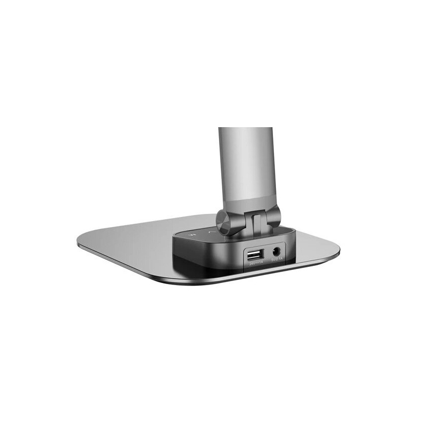 LED Zatemnitvena namizna svetilka z USB LED/7,5W/230V 3000K/4000K/5500K antracit