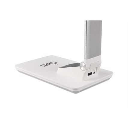 LED Zatemnitvena namizna svetilka z USB LED/7W/230V 3000K/4000K/5500K bela