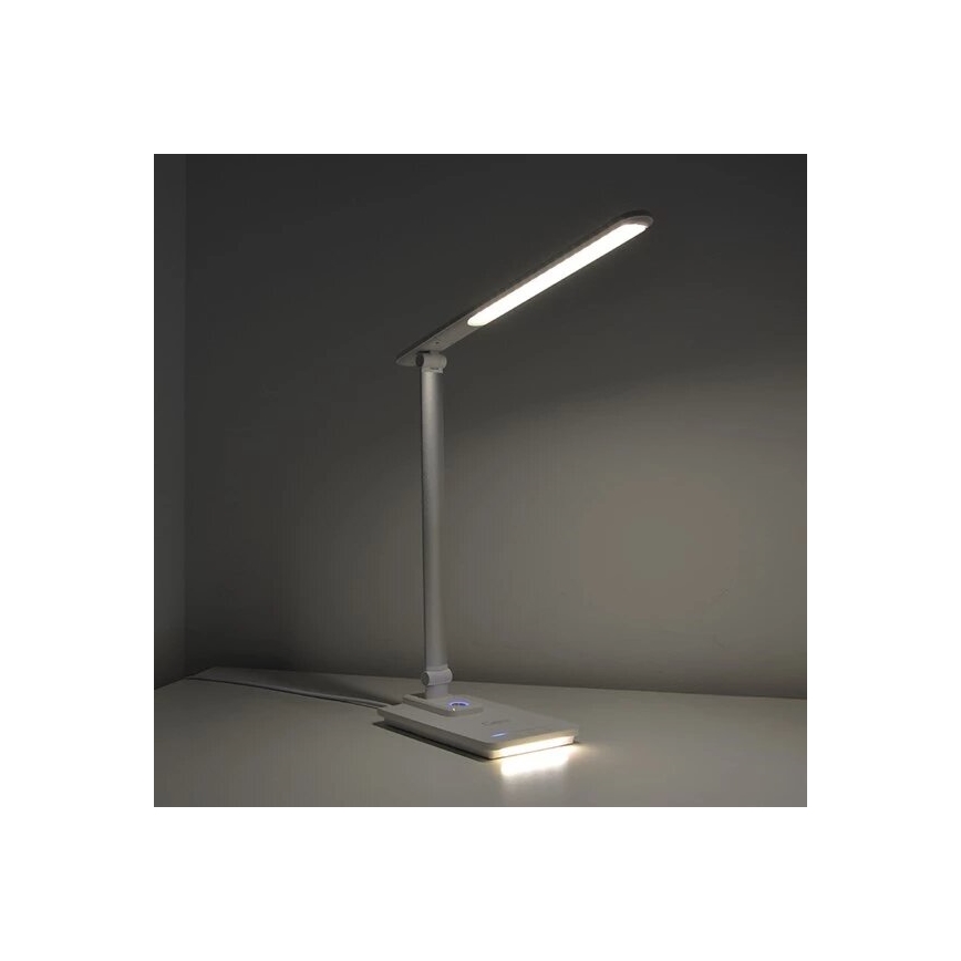 LED Zatemnitvena namizna svetilka z USB LED/9W/230V 3000K/4000K/5500K bela