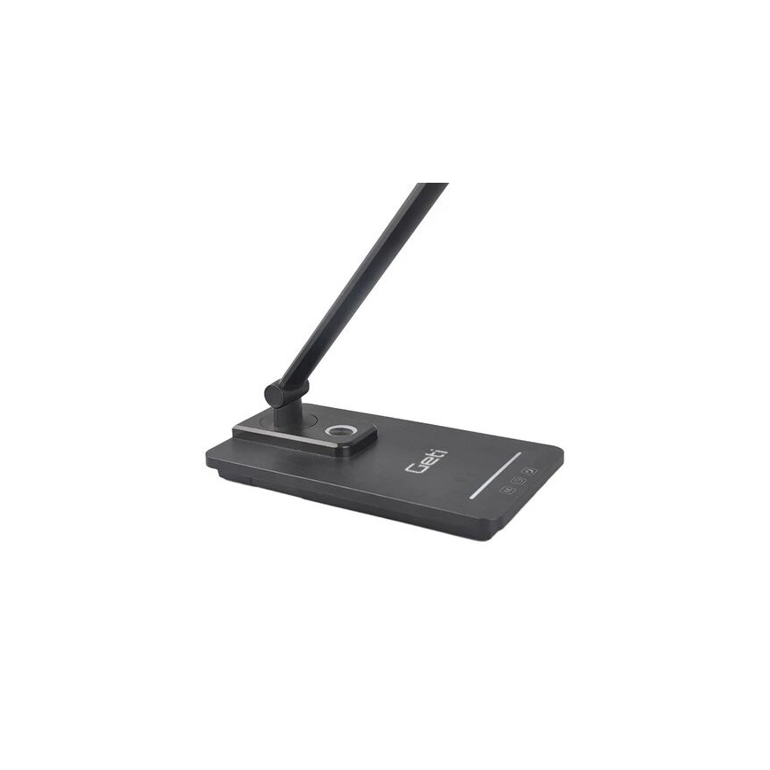 LED Zatemnitvena namizna svetilka z USB LED/9W/230V 3000K/4000K/5500K črna