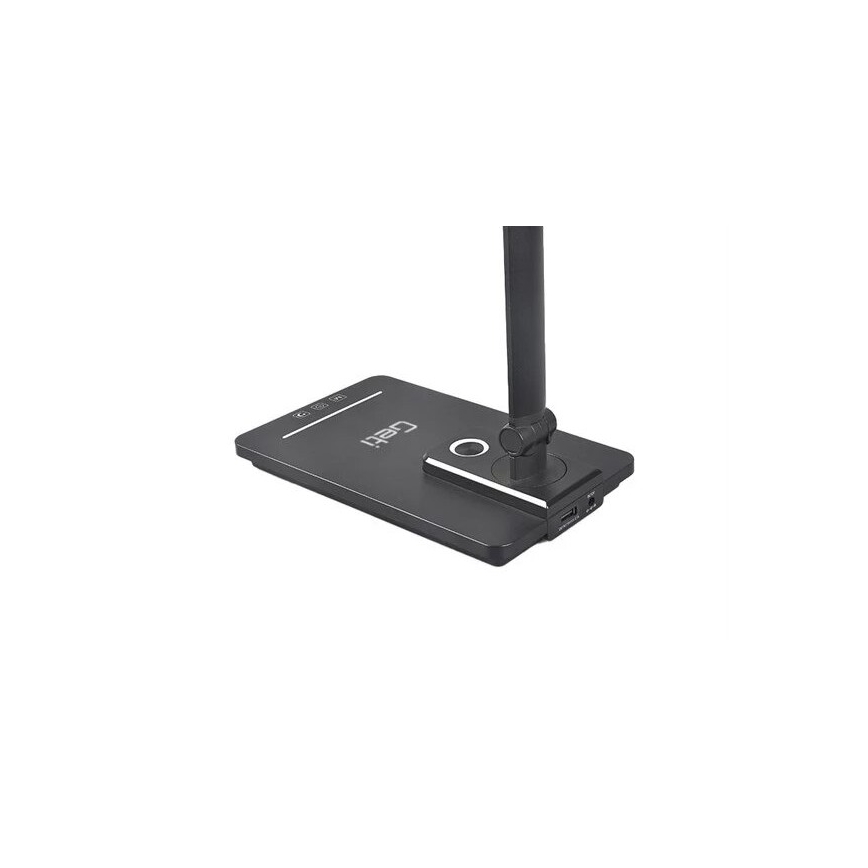 LED Zatemnitvena namizna svetilka z USB LED/9W/230V 3000K/4000K/5500K črna