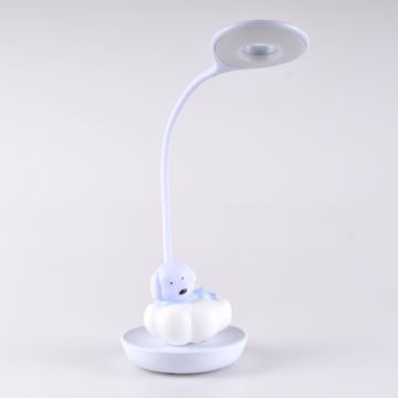 LED Zatemnitvena otroška namizna svetilka DOG LED/2,5W/230V modra