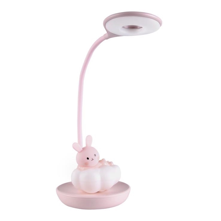 LED Zatemnitvena otroška namizna svetilka RABBIT LED/2,5W/230V roza