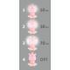 LED Zatemnitvena otroška nočna lučka LED/2,5W/230V nilski konj roza