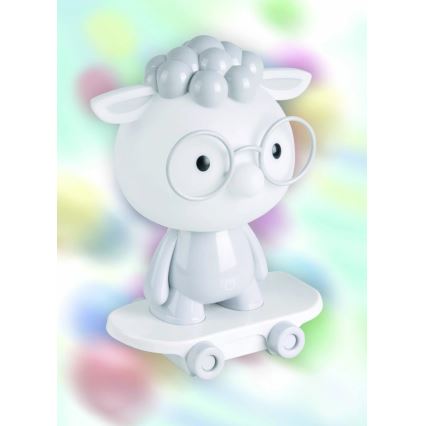 LED Zatemnitvena otroška nočna lučka LED/2,5W/230V ovca siva