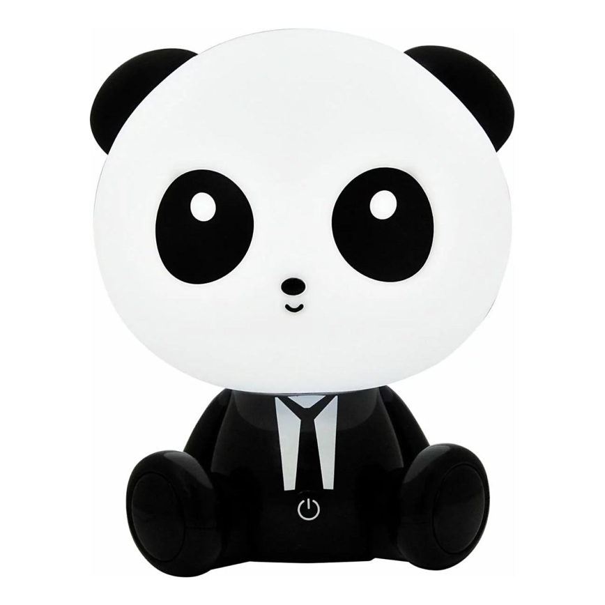 LED Zatemnitvena otroška svetilka na dotik PANDA LED/2,5W/3,7V 1200 mAh