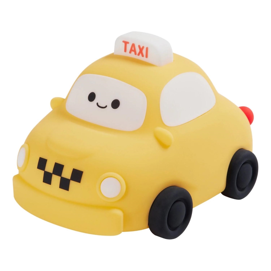 LED Zatemnitvena otroška svetilka na dotik TAXI LED/1W/5V USB 1200 mAh taxi rumena