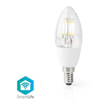 LED Zatemnitvena pametna žarnica C37 E14/5W/230V 2700K