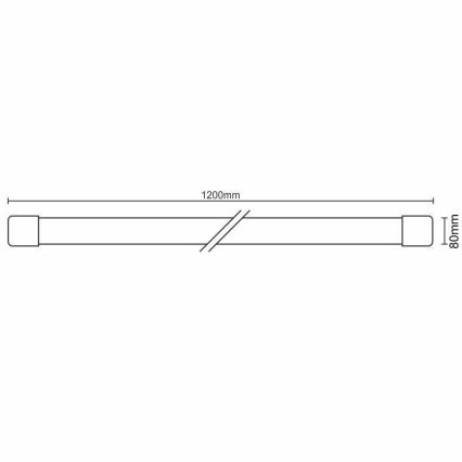 LED Zatemnitvena podelementna svetilka LED/40W/230V 3000-6500K Wi-Fi Tuya IP40