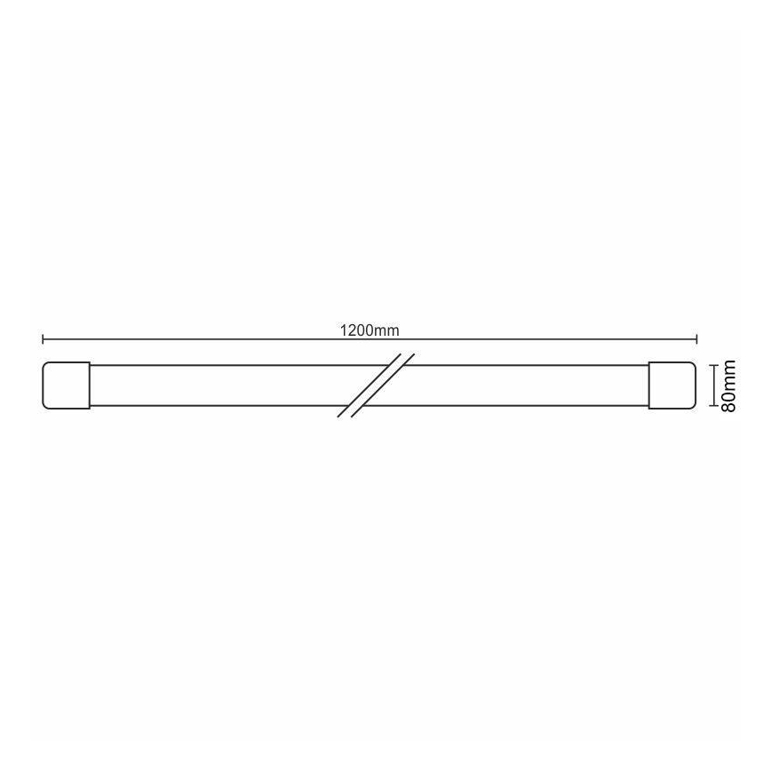 LED Zatemnitvena podelementna svetilka LED/40W/230V 3000-6500K Wi-Fi Tuya IP40