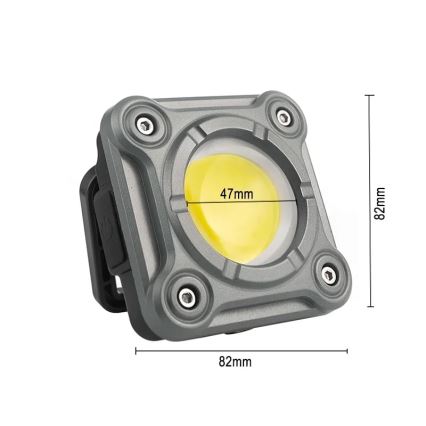 LED Zatemnitvena polnilna delovna svetilka LED/15W/5V IPX4 1000 lm 2000 mAh