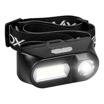 LED Zatemnitvena polnilna naglavna svetilka 2xLED/5V IPX4 250 sijajni 2000 mAh