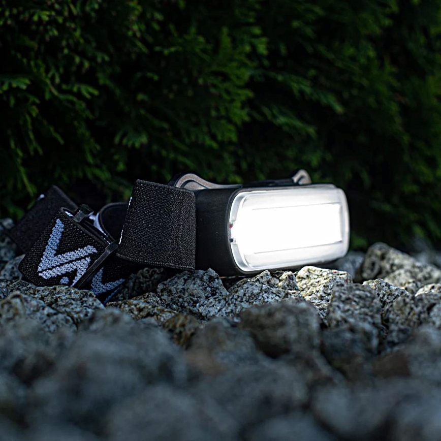 LED Zatemnitvena polnilna naglavna svetilka LED/5V IPX4 300 sijajni 1200 mAh