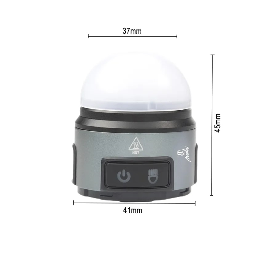 LED Zatemnitvena polnilna naglavna svetilka LED/8W/5V IP42 210 lm 800 mAh