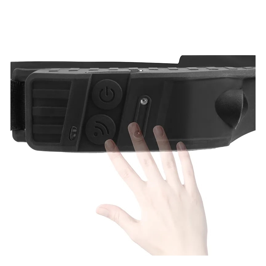 LED Zatemnitvena polnilna naglavna svetilka s senzorjem LED/8W/5V IP44 570 lm 2000 mAh