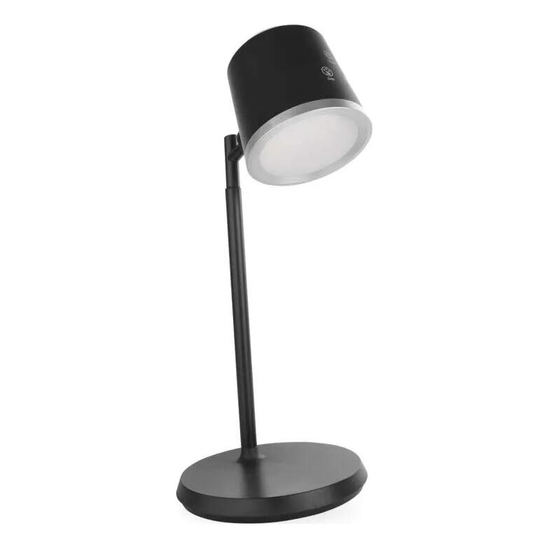 LED Zatemnitvena polnilna namizna svetilka 4v1 LED/6W/3,7V 3000K/4000K/6500K 1500mAh črna