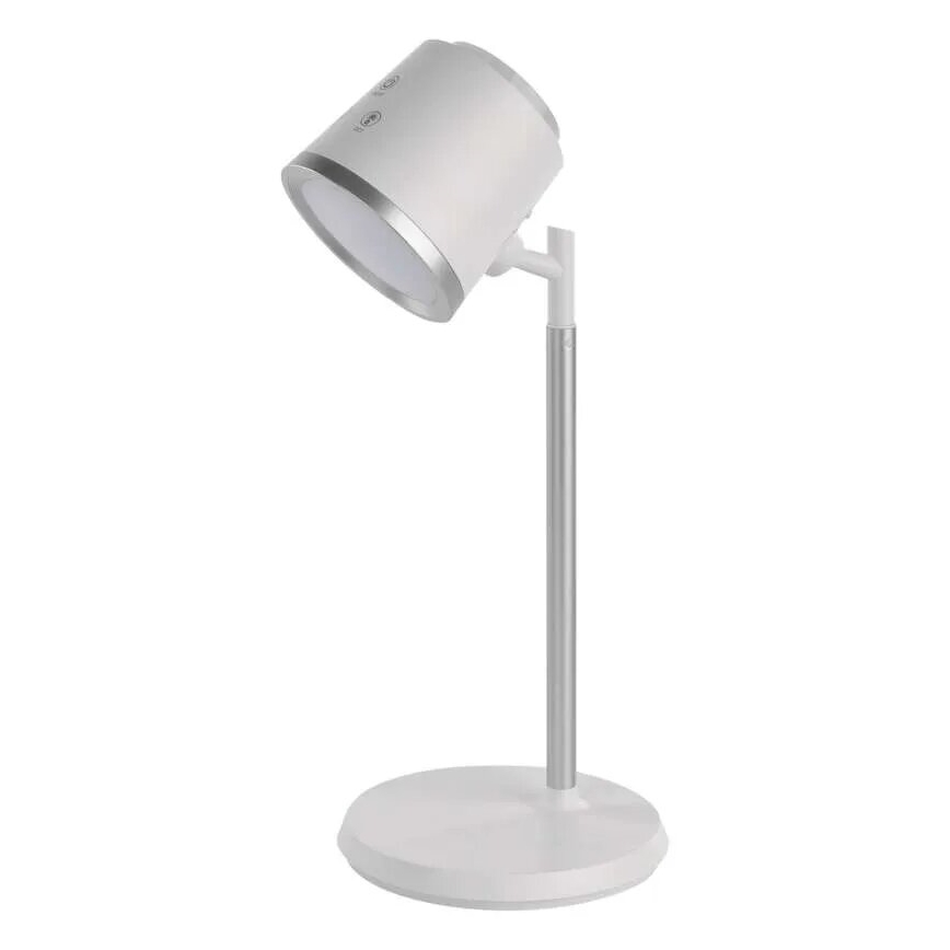 LED Zatemnitvena polnilna namizna svetilka 4v1 LED/6W/3,7V 3000K/4000K/6500K 1500mAh bela
