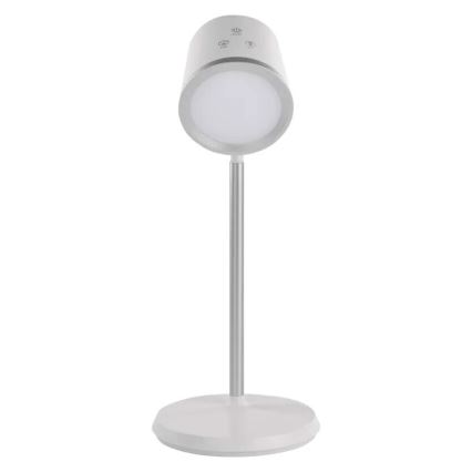 LED Zatemnitvena polnilna namizna svetilka 4v1 LED/6W/3,7V 3000K/4000K/6500K 1500mAh bela