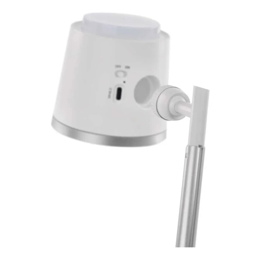 LED Zatemnitvena polnilna namizna svetilka 4v1 LED/6W/3,7V 3000K/4000K/6500K 1500mAh bela