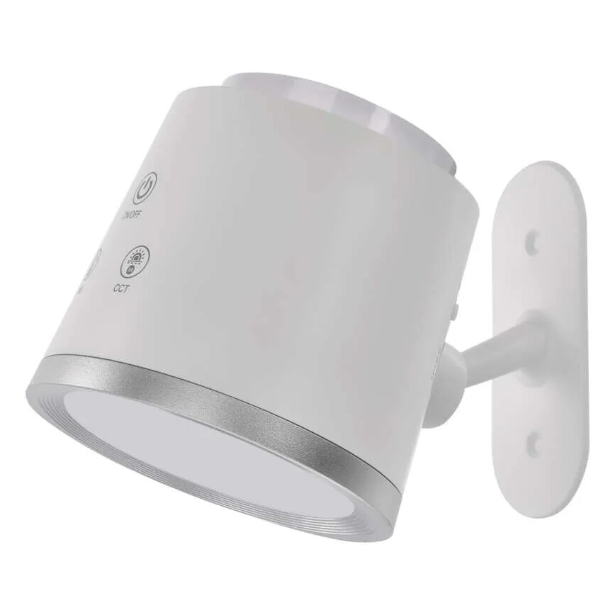 LED Zatemnitvena polnilna namizna svetilka 4v1 LED/6W/3,7V 3000K/4000K/6500K 1500mAh bela